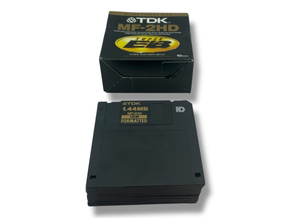 DK MF-2HD Micro Floppy Disk 10 Disks Double Sided High Density