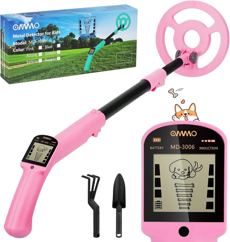 Kids Metal Detector with Intuitive LCD Display