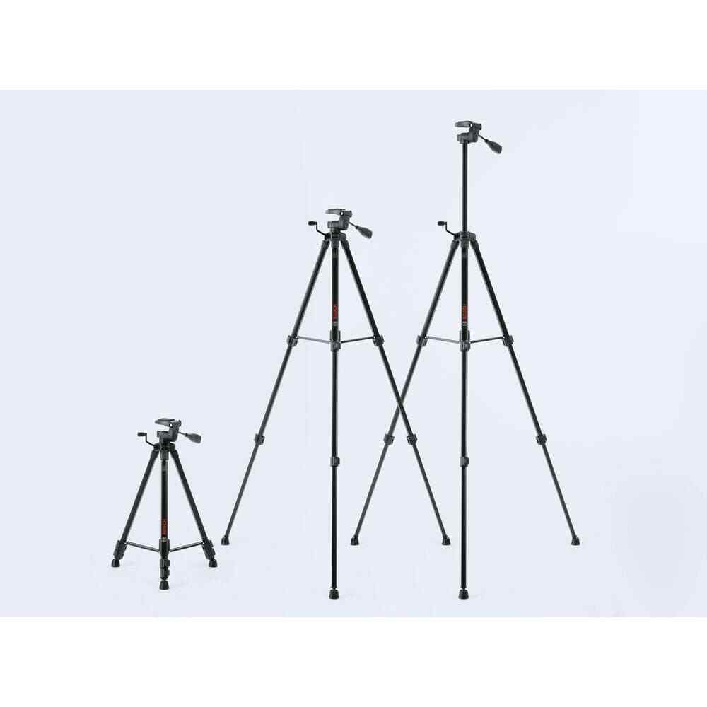 Compact Tripod with Extendable Height for Use with Line Lasers, Point Lasers,