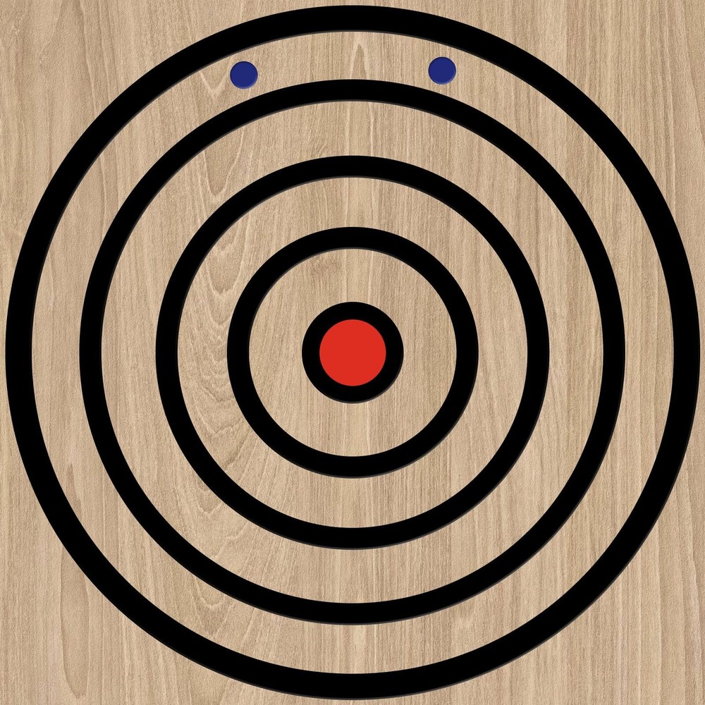 Axe Throwing Target Template Stainless Steel Target Template Stencil Comes wi...
