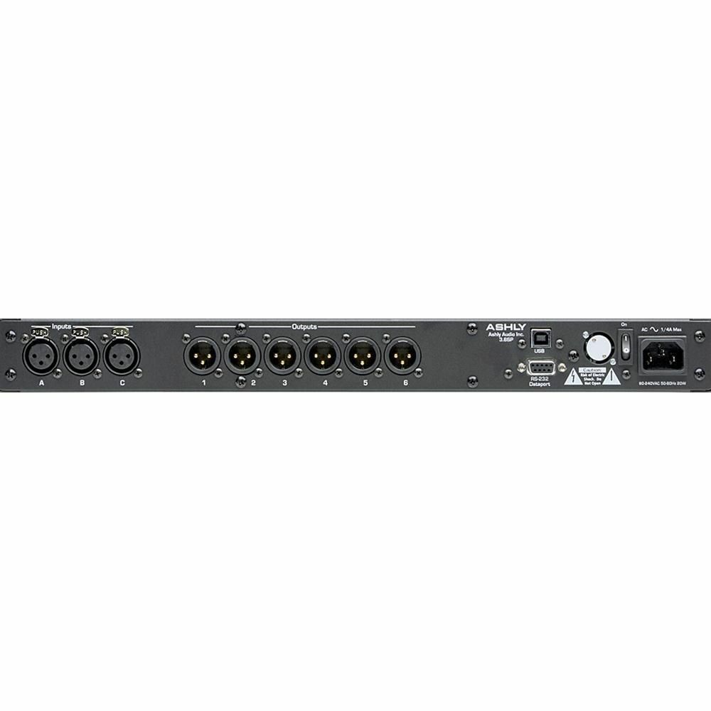 ASHLY PROTEA 3.6SP DSP LOUDSPEAKER SYSTEM PROCESSOR 3-IN X 6-OUT W/ USB
