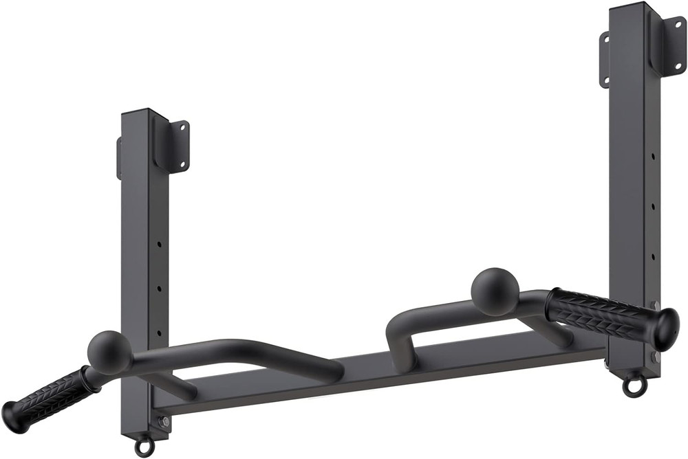 Heavy Duty Joist Mounted Pull Up Bar with Multi-Angle Grip & Accessories
