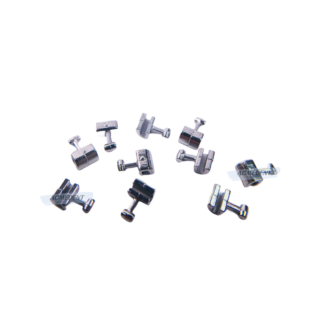 Crimpable Hooks Short Rectangular Hole Wire Dental Orthodontic Archwires Bracket