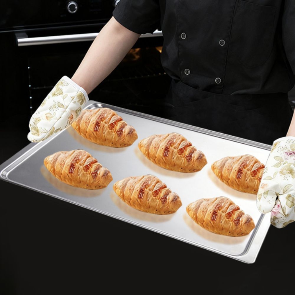 Non-stick Oven Tray Rectangular Baking Aluminium Alloy Pan Baking Sheet Cake
