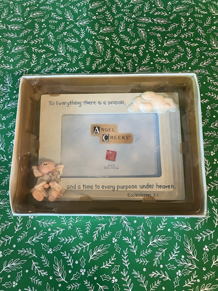 Angel Cheeks 4”x6” Photo Frame Ecclesiastes 3:1