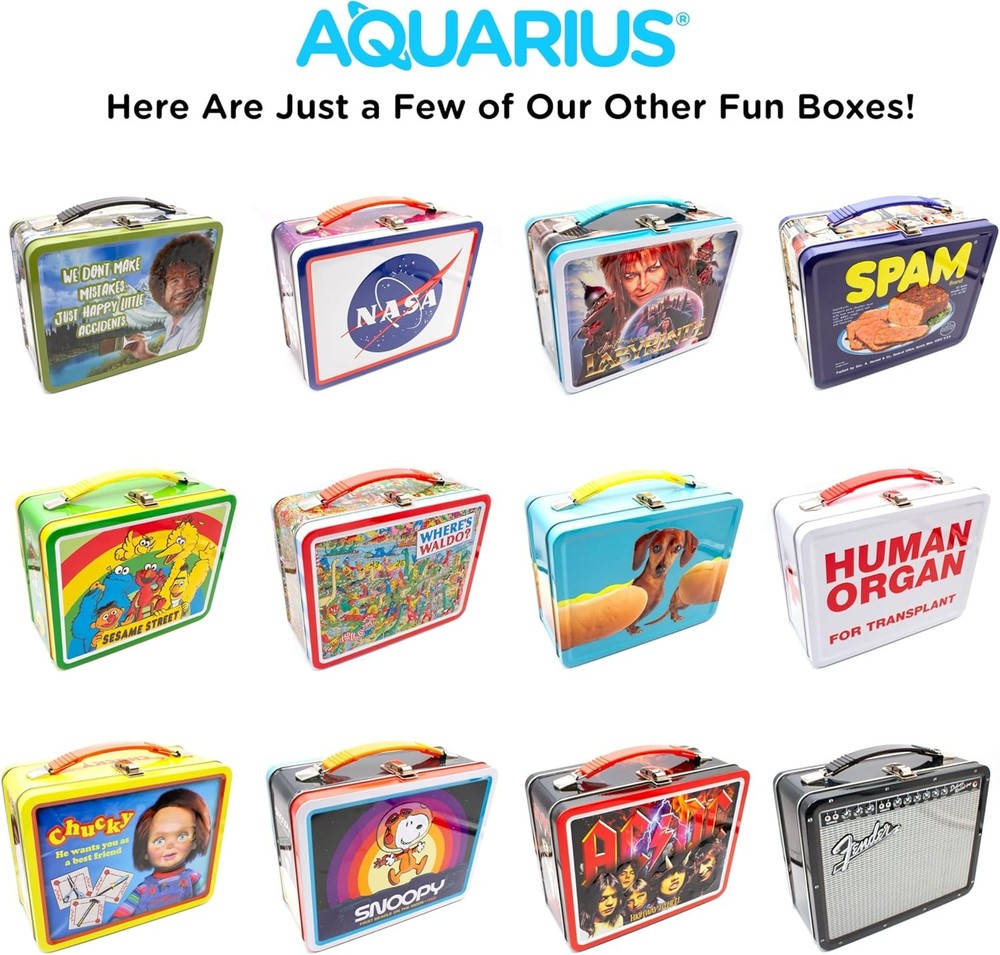 AQUARIUS Back to The Future Gen 2 Fun Box - Sturdy Tin Storage with...