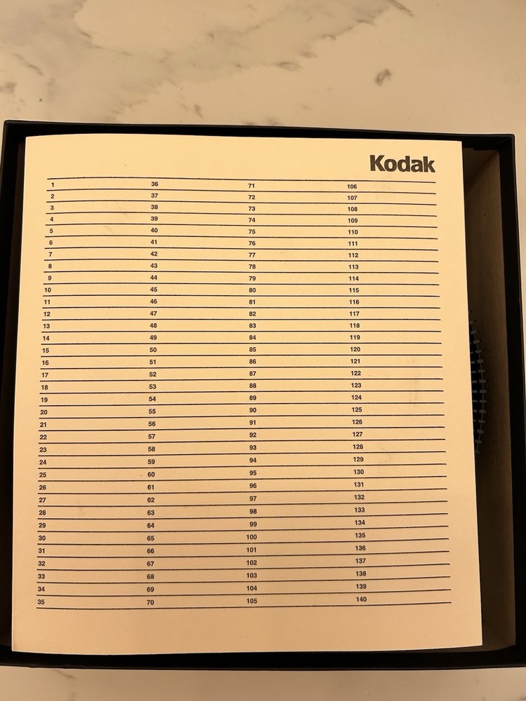 Kodak Carousel 140 Stackable Slide Tray for Slide Projector, MPN 5B4098