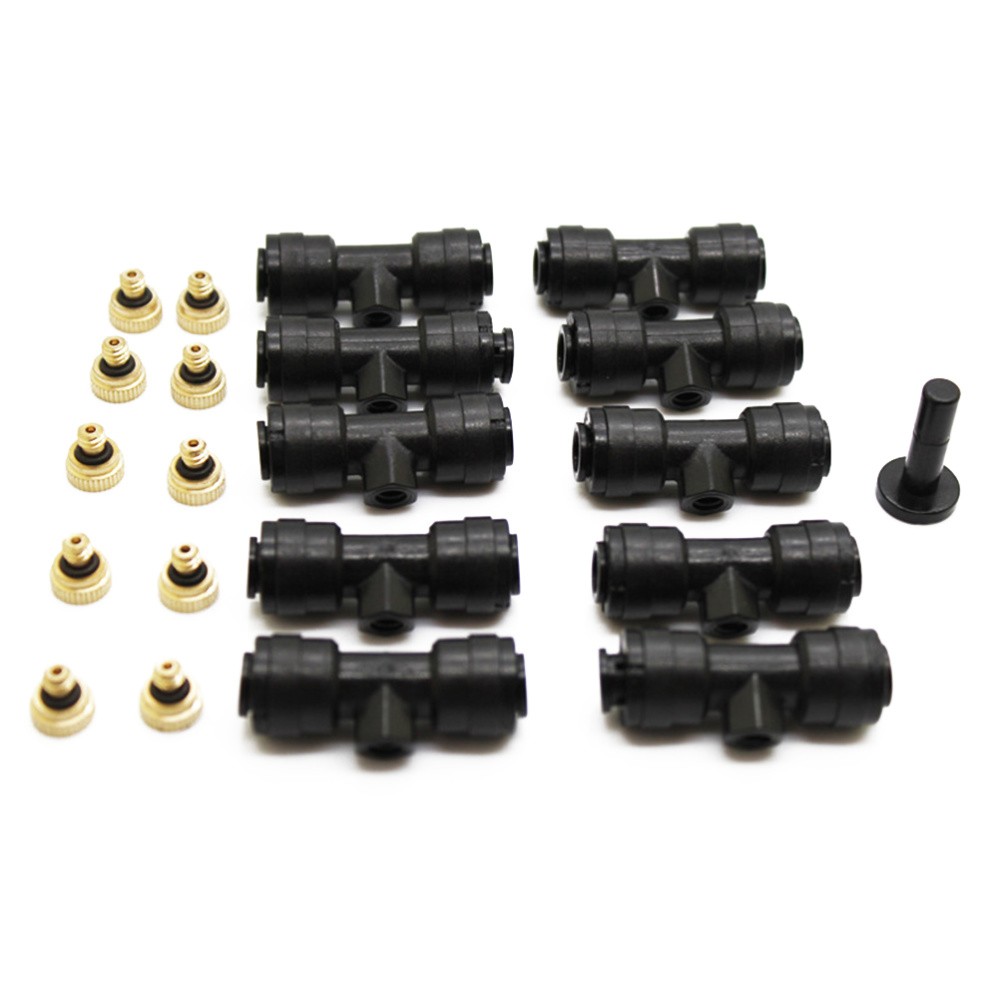 21 Pcs Garden Irrigation Atomizing Spray Nozzle Sprayer Copper Atomization