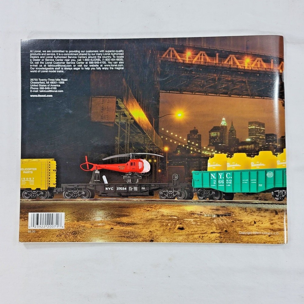 2011 Lionel Model Electric Trains & Accessories Catalog