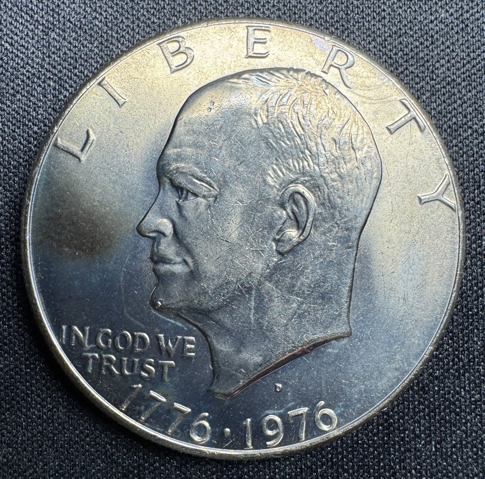 1976-D Eisenhower Bicentennial Dollar, MS, #161