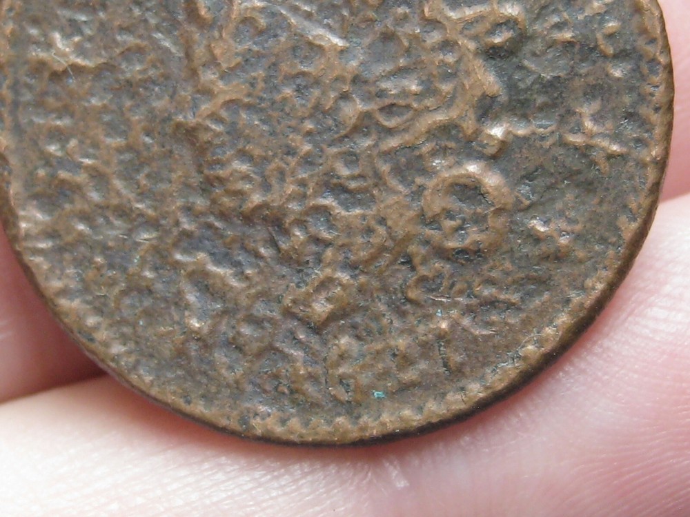 1827 Matron Head Large Cent Penny- Shipwreck Effect