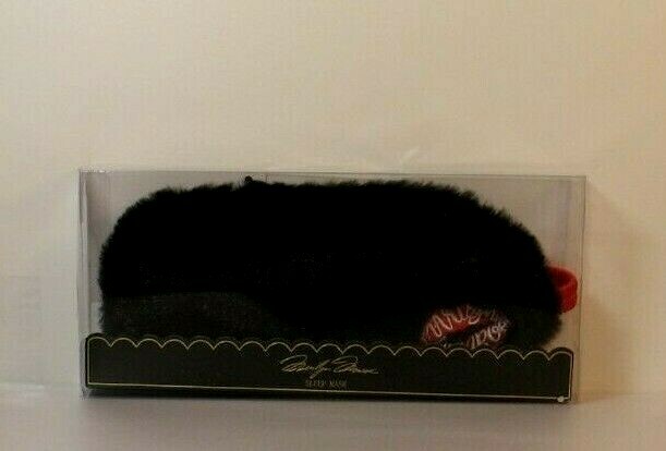 Marilyn Monroe Black Lined Sleep Eye Mask NEW