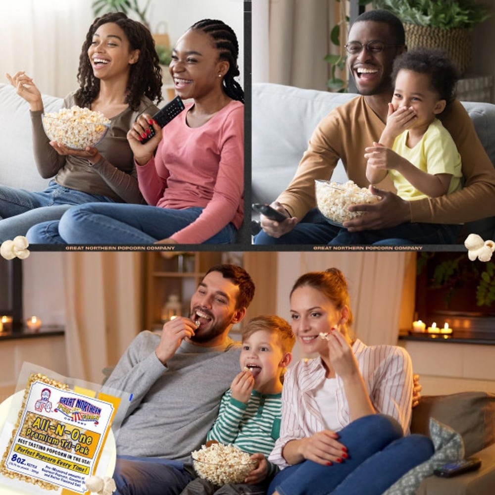 Gourmet Popcorn Kernel & Salt Packets by Great Northern