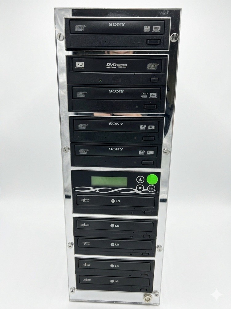 Disc Duplicator Tower 1 to 9 DVD/CD Duplicator Drives