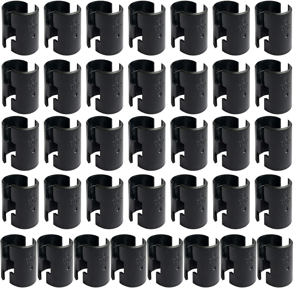 72 Pack Wire Shelving Shelf Lock Clips for 1" Post- Shelving Sleeves Replacem...