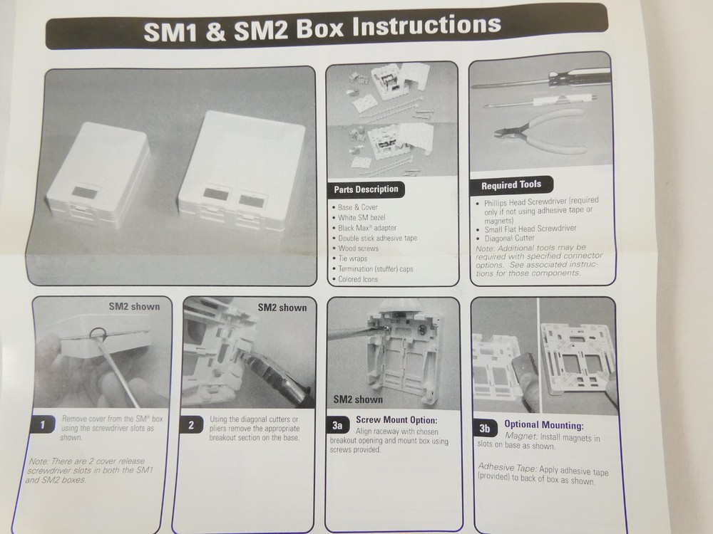 MX-SM2-02 Siemon Surface Mount Box MX-SM Fit - NEW