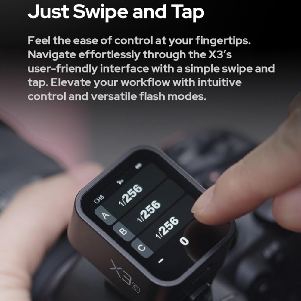 X3-S X3S X3 S Touchscreen TTL Wireless Flash Trigger for Sony, 2.4Ghz Wireless,