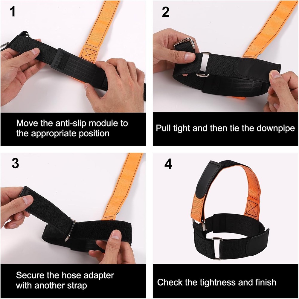 RV Hose Fastening Device, Magic Adhesive Styles Sewer Support...