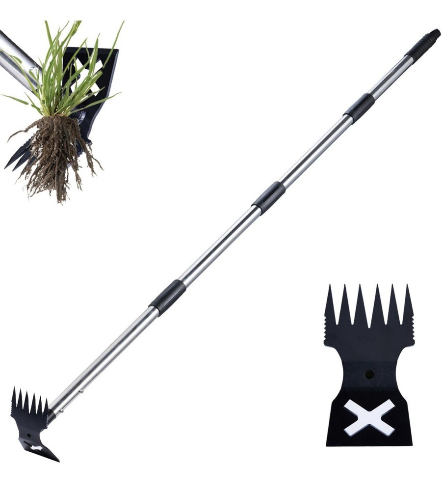Weed Puller Tool with Long Handle - 60 Manual Weeder Remover Tool, 2...
