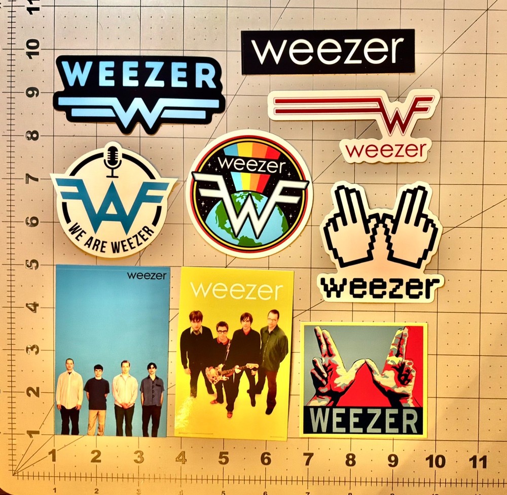 Weezer Stickers Multiple Options Available, Pick One