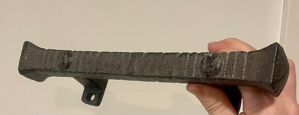 1 Barn Door Pull Handle Rustic HEAVY Cast Iron Grab Gate Handles Easy Install 9"