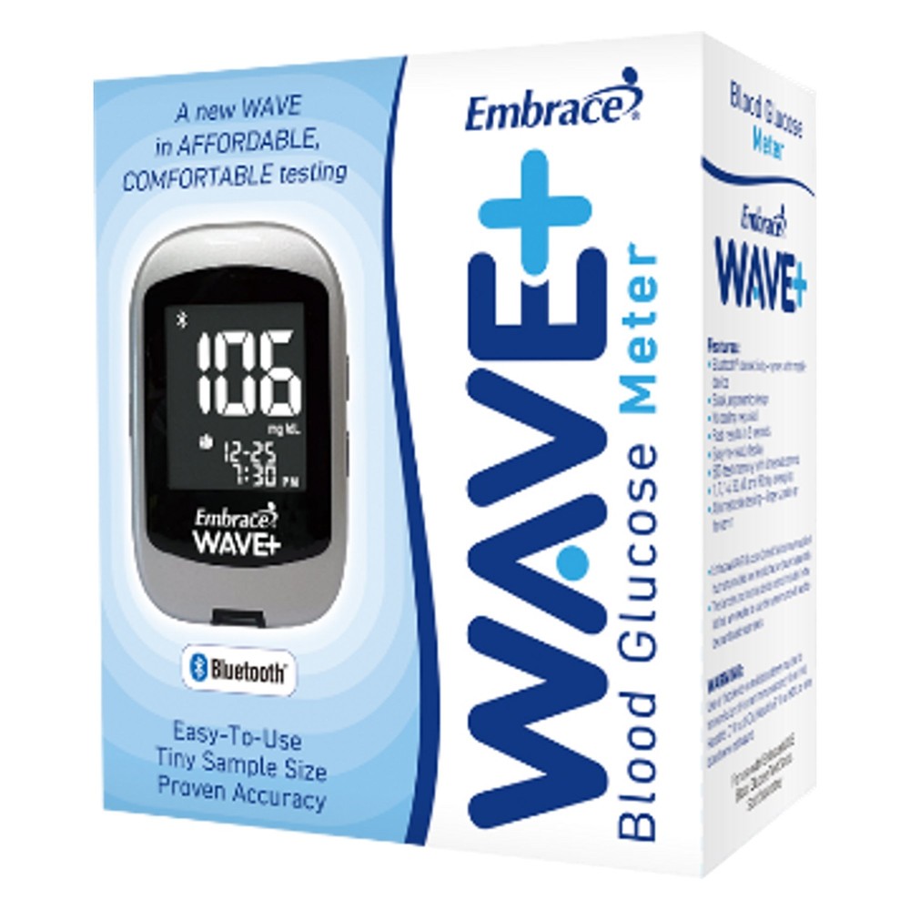 Embrace Wave Blood Glucose Meter APX04AB0400BT
