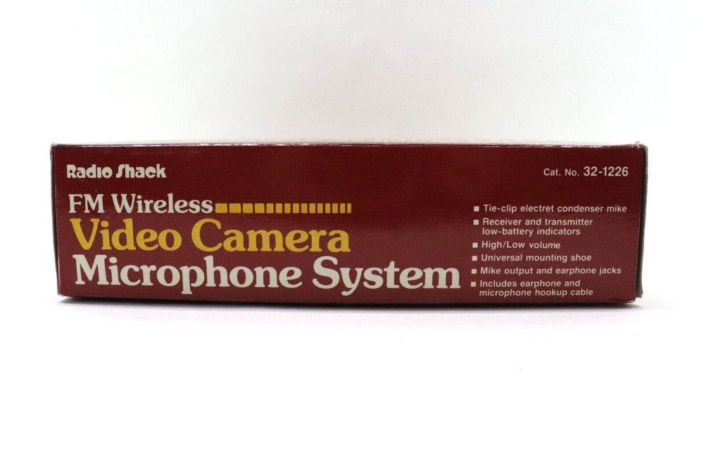 Radio Shack FM Wireless Video Camera Microphone System # 32-1226