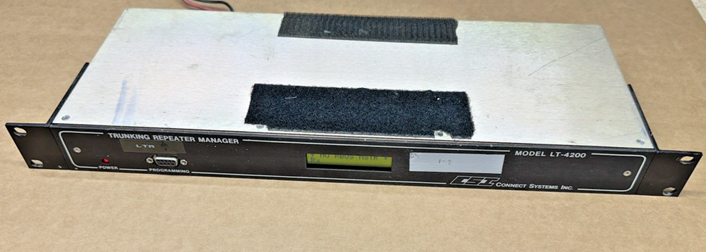Connect systems Inc CSI LT-4200 LTR Trunking Repeater Controller Powers On/Test