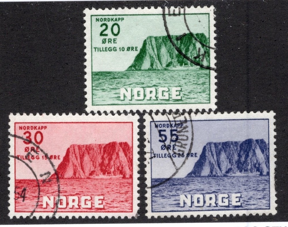 Norway - Sc# B54 - B56 Used         /          Lot 0326040