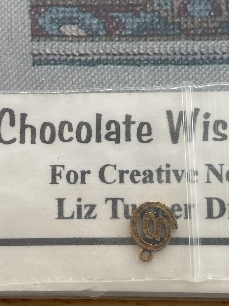 CHOCOLATE WISH SAMPLER Needlework Pattern & Charm ~ By Liz Turner Diehl