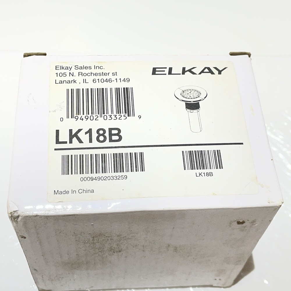 Elkay LK18B Drain Fitting Flat Strainer 74210010