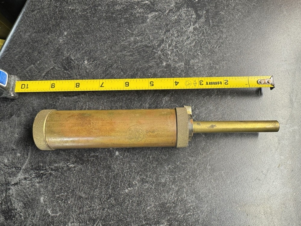 Vintage CVA Muzzleloader Black Powder Flask - Brass