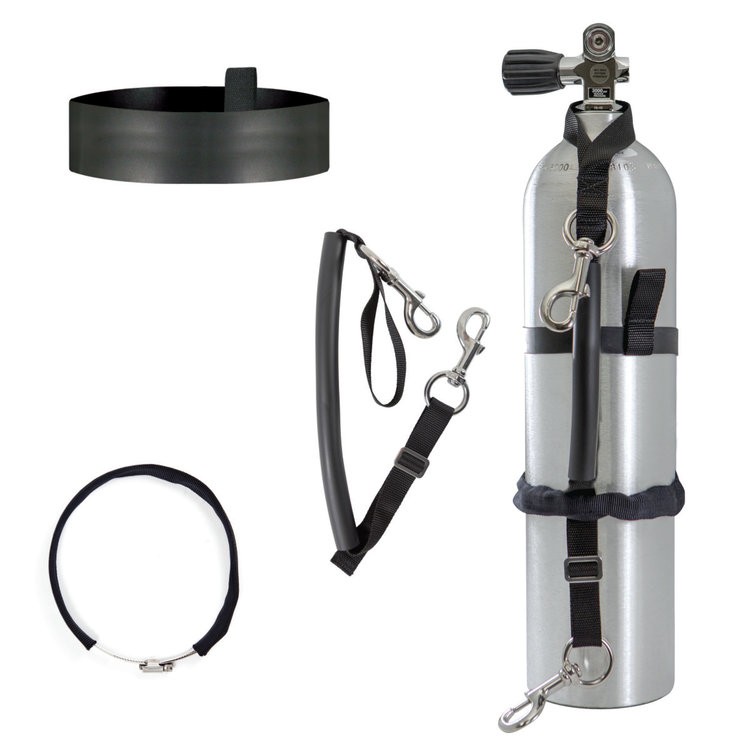 XS Scuba Stage Bottle Strap Kit, 7.25"