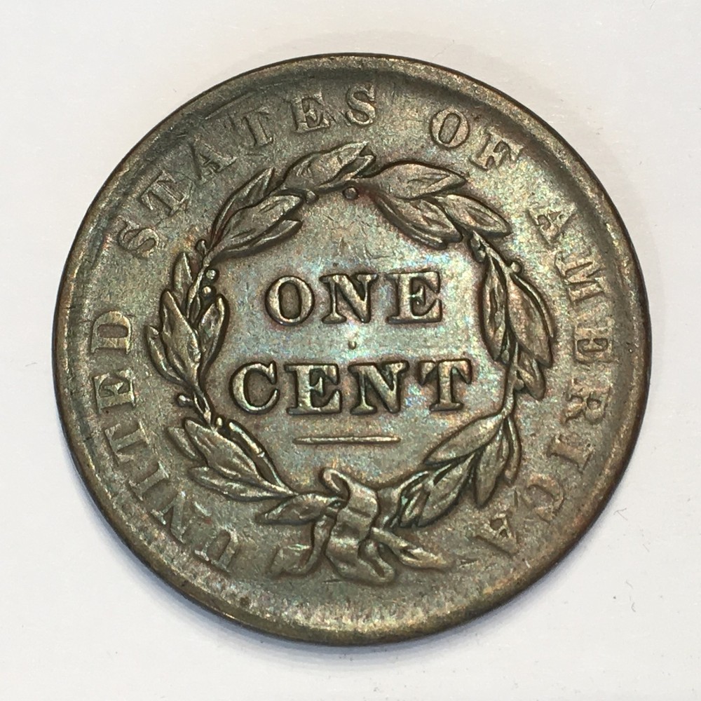 1838 Large Cent - High Quality Scans #F543
