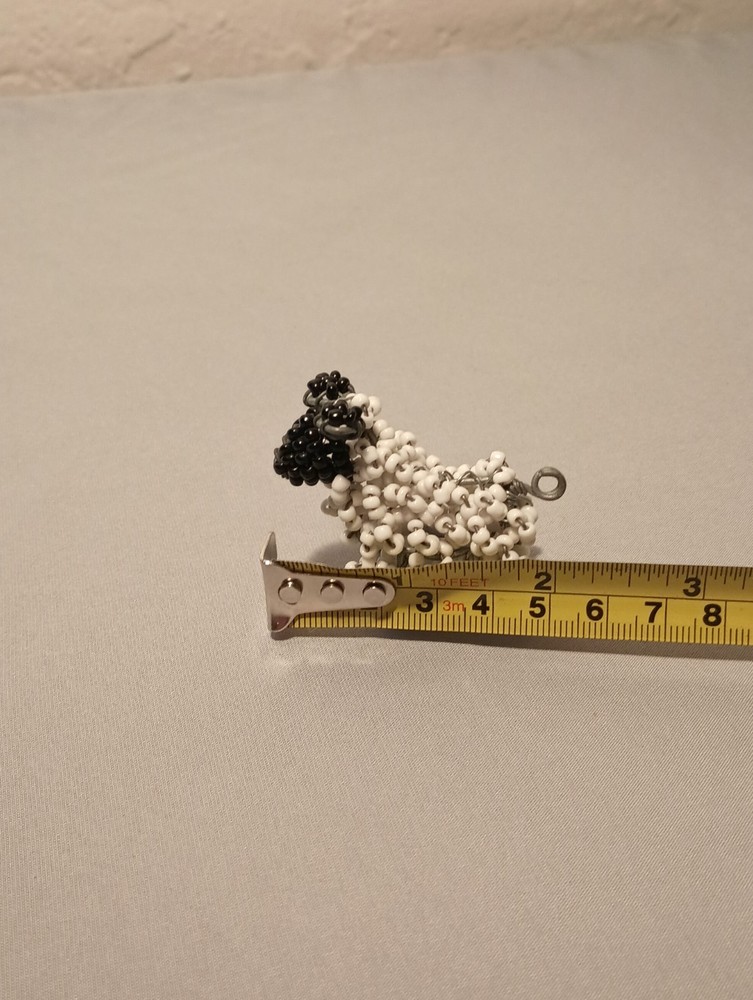 handmade beaded wire animal figurines