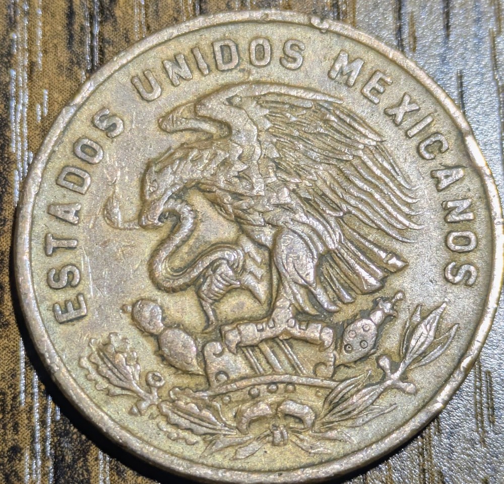 MEXICO 🇲🇽 TWENTY (20) CENTAVOS COIN 1956