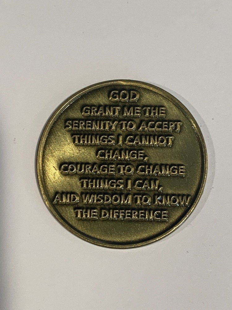 Alcoholics Anonymous (AA) 14 Years Bronze Recovery Token