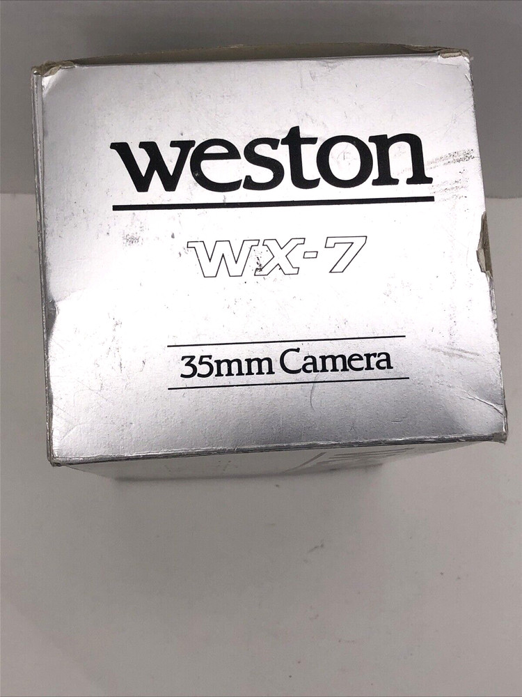 EMPTY BOX Weston WX-7 Camera Manual Prop