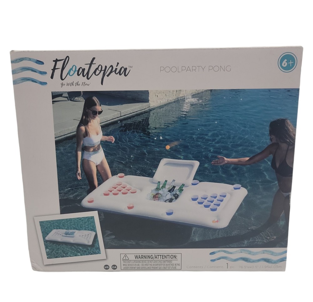 Pool Party Floating Beer Pong Cooler