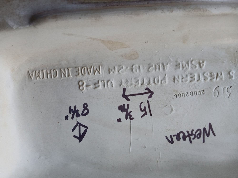 WESTERN TOILET TANK LID