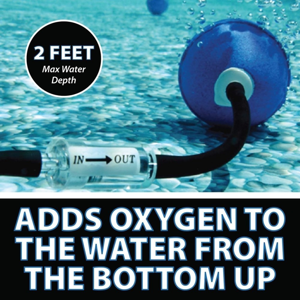 Small Pond Aerator Kit - Whisper Quiet Water Oxygenation