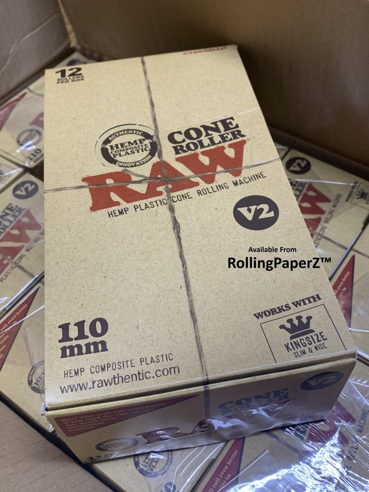 RAW Version 2 CONE ROLLER ROLLING MACHINE Rolls KING SIZE & 1 1/4 Size Cone
