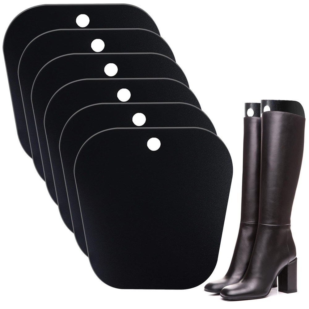 6 Pack 3 Pairs Reusable Tall Boot Shapers Form Inserts for Support