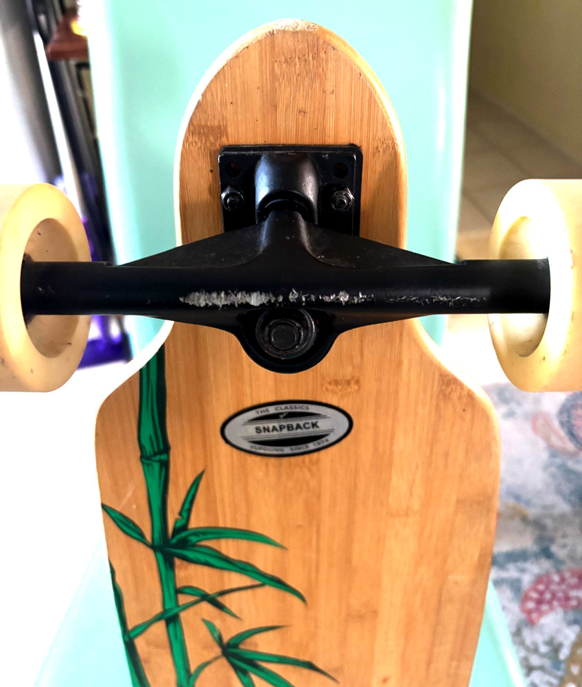 Krown Skateboards Exotics Bamboo Drop-Through Snapback 42” Longboard