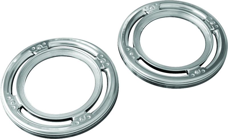 Kuryakyn Rear Speaker Accents For Harley-Davidson Chrome