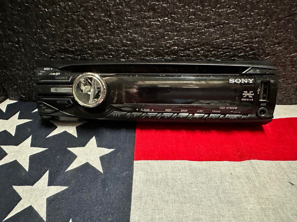 sony cdx-gt40uw faceplate