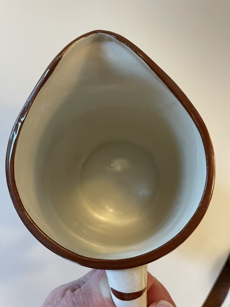 Vtg Ceramic Pitcher & Cups | Hand Painted Grape Design Jug Glasses