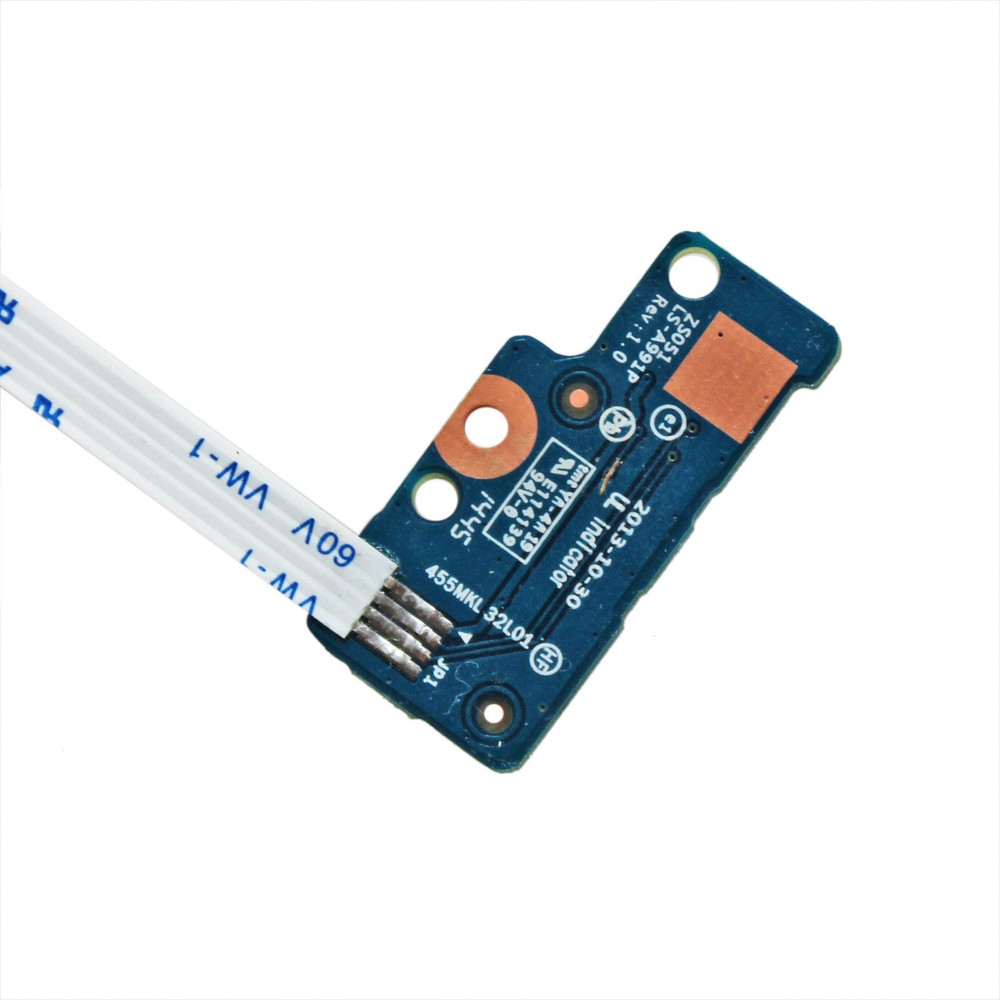 For HP 250 G3 15.6" LS-A991P Power Button ON OFF Switch Board with Cable Replace