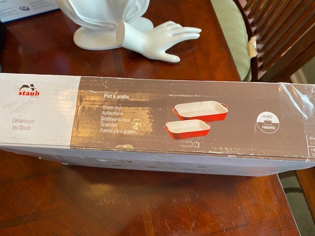 Staub Ceramics 2pc Rectangular Baking Dish Set