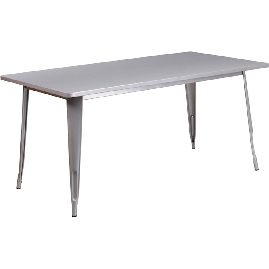 Flash Commercial Grade 31.5" Rectangular Table, Silver - ET-CT005-SIL-GG